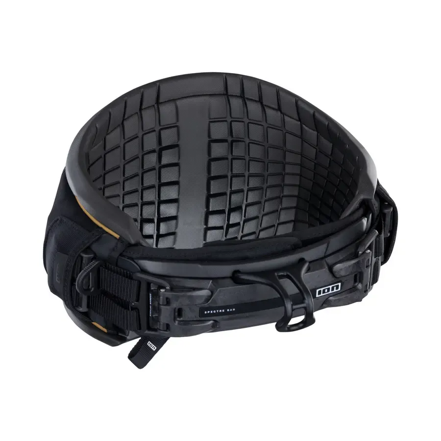 Arnés ION Waist Kite Spectre 2026 de carbono con soporte lumbar ergonómico.